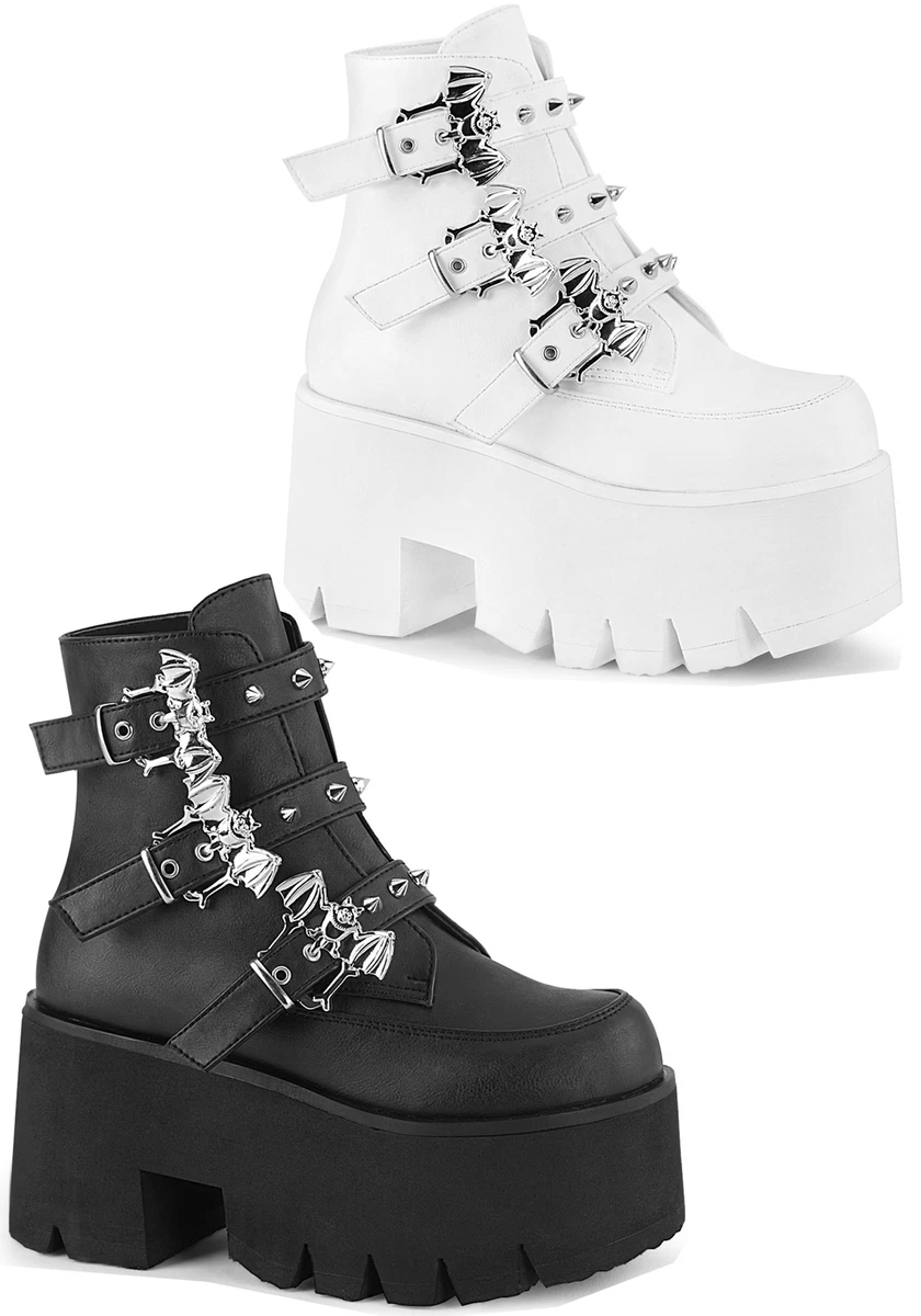 Demonia Ashes 55 Women's Platform Ankle Boots