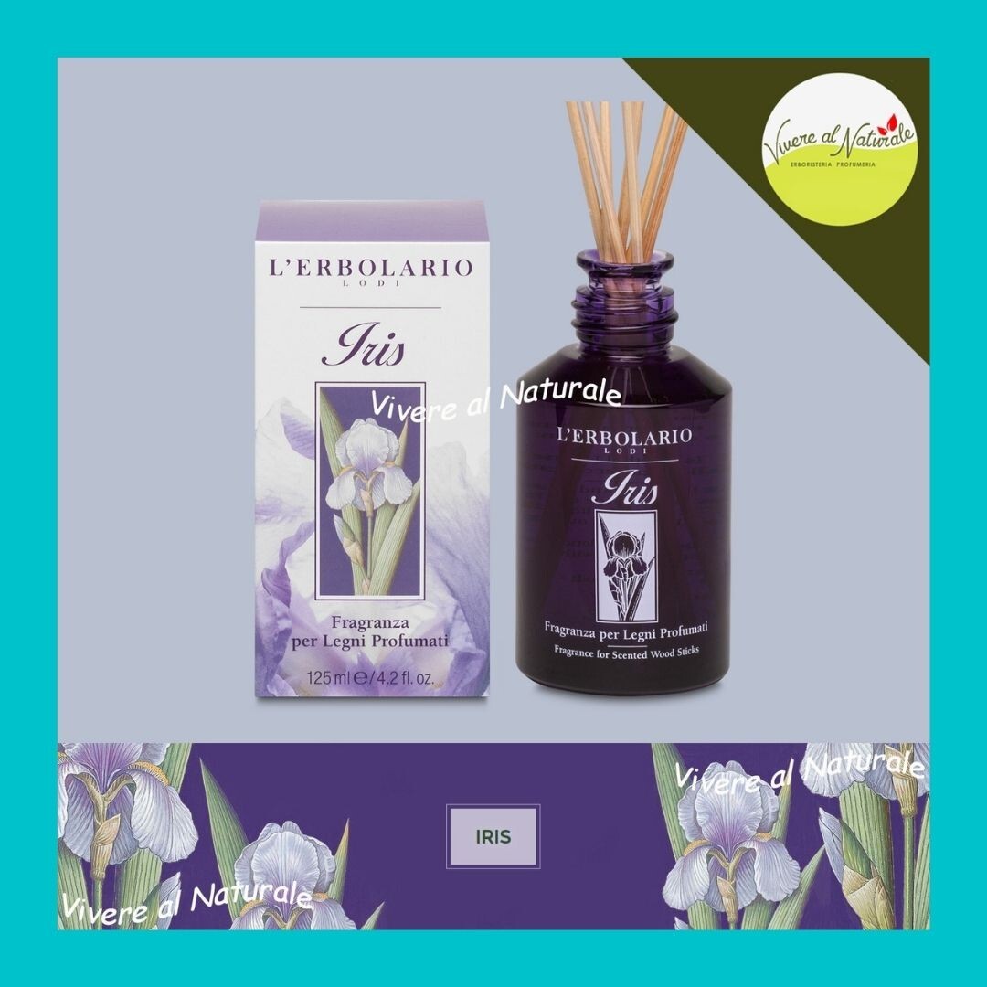 Iris L'erbolario L`Erbolario Fragranza Per Legni Profumati Iris 125 Ml Altro Bambino - Immagine 2