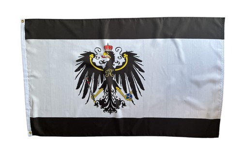 Prussia Flag Large Preussen Prussian Flag 150 x 90cm - Picture 3 of 5