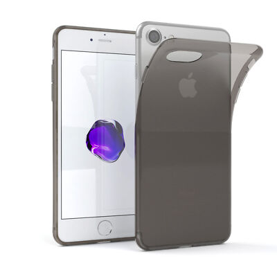 Ultra Slim Cover für Apple iPhone 8 / 7 Plus TPU Case Silikon Hülle Anthrazit