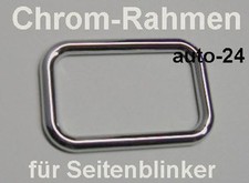 Umrandung Blinkerrahmen Chrom Rahmen, Chromrahmen für Seitenblinker VW Golf 2