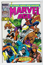 Marvel Age # 12 Spider-Man's Black Costume Concept Pre-dates ASM #252 Mar 1984