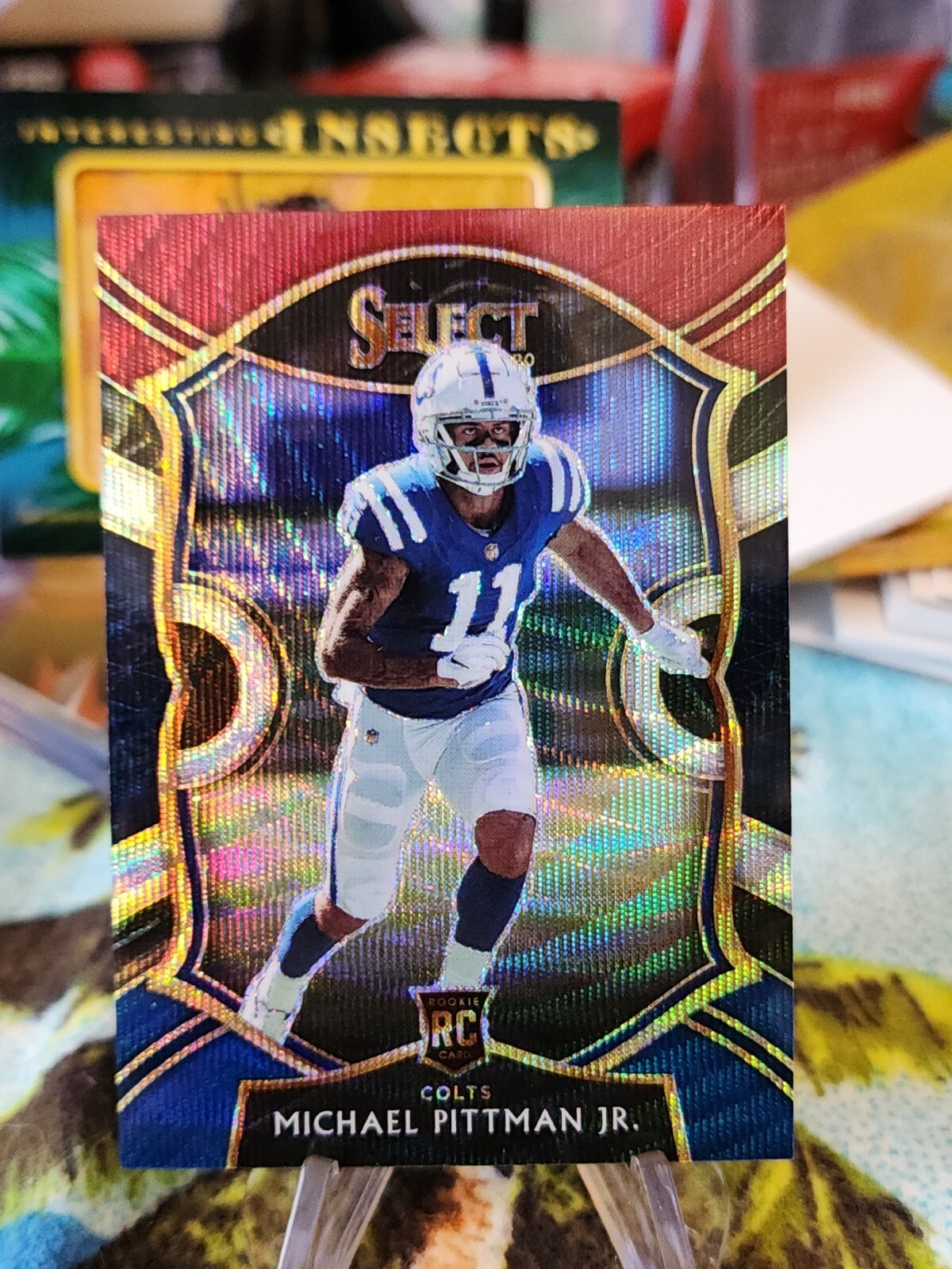 2020 Panini Select Concourse Tri-Color Prizm /199 Michael Pittman Jr Rookie RC