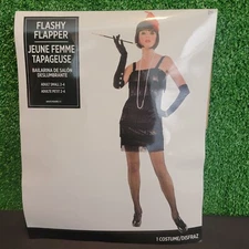 Flashy Flapper Adult Two Piece Costume Size Small(2-4) No. 841124