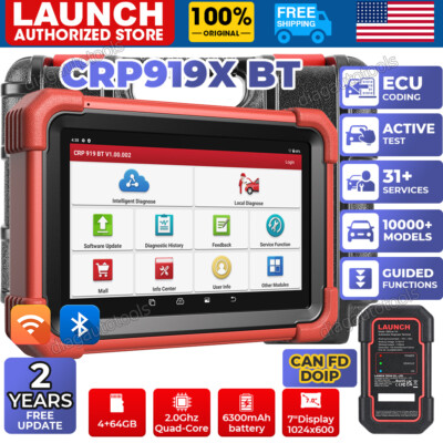 LAUNCH CRP919X BT Car OBD2 Bidirectional Full System Diagnostic Scanner Tool