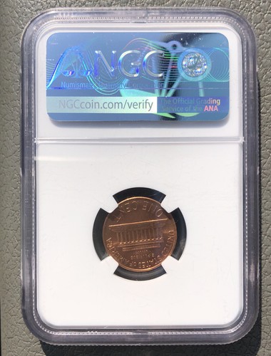 1967 SMS Lincoln One Cent Penny 1C NGC Certified MS 68 RD - Picture 2 of 6