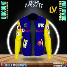 Varsity Letterman Jacket Personalizable for Men Women and Kids Graduation Gift