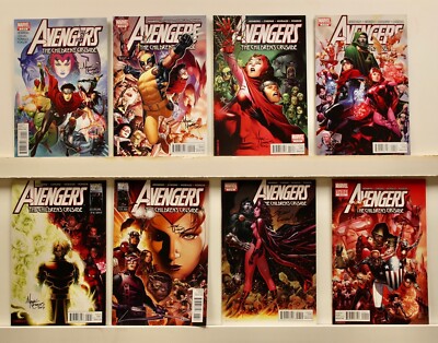 Avengers: The Children s Crusade  Lot of 8 books  Each issue SIGNED by 1 or more
