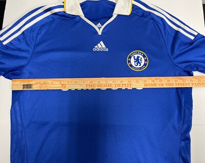 adidas CHELSEA FC CFCロゴ 青ジャケット XL adidas Chelsea Anthem Jacket - Blue/Gold