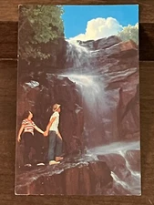 Tempesta Falls Tallulah River Blue Ridge Northeast Georgia Vintage Postcard