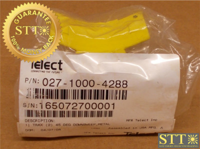 027-1000-4288 TELECT WAVETRAX 2'' 45 DEGREE DOWN ELBOW METAL NEW