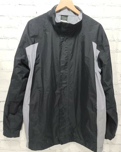 Nike Storm Fit Black Gray Full Zip Windbreaker Rain Jacket XL Men's RARE A90  | eBay