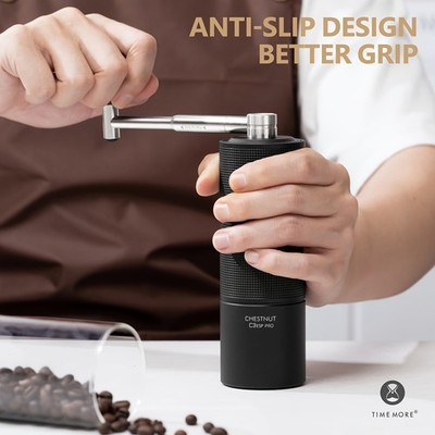 TIMEMORE Chestnut C3 ESP Pro Hand Coffee Grinder,Stainless Steel,AdjustableGrind