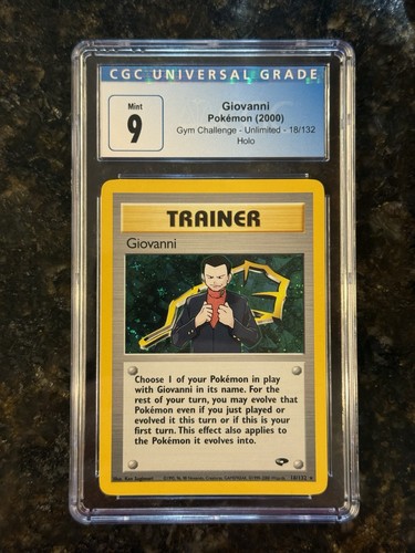 Giovanni (Unlimited) graded CGC 9 for sale on eBay