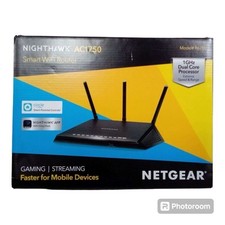 NetGear Nighthawk AC1750 Smart WiFi Router R6700, 1GHz Dual Core Processor
