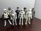 VINTAGE KENNER STAR WARS 1977 - 1983 IMPERIAL TROOPER LOT OF 8 FIGURES PLS READ