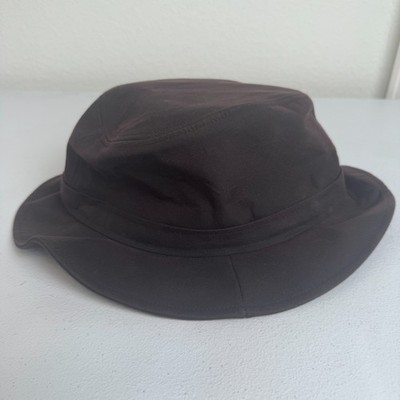 Barbour Vintage Wax Cotton Bushman Hat BAO00H4 Brown Adult XL