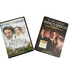 Colin Firth's Movies Bundle: Pride and Prejudice- King's Speech -Very Good