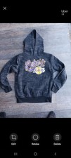 Los Angeles Lakers Basketball Boys Sweatshirt Hoodie L Black 14/16 x8