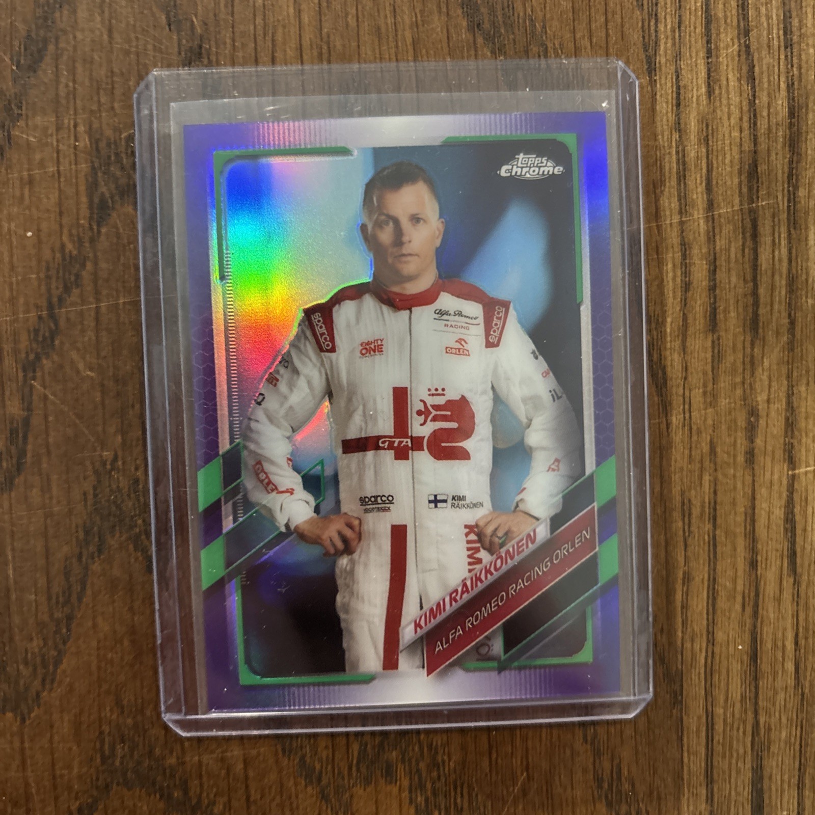 2021 Topps Chrome Formula 1 - F1 Racers Kimi Raikkonen #15 Refractor