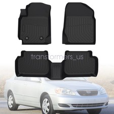 Tpe Floor Mats Liners For 2000 2001 2002 2003 2004 2005 2006 Toyota Corolla New