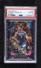 2022 Panini Select Premier Level Cosmic Prizm Wendell Moore Jr PSA 10 GEM MT 3hd