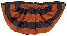 New Primitive ORANGE BLACK HALLOWEEN BUNTING Flag Banner
