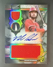 2024 Topps Triple Threads - Nolan Schanuel Rookie On Card Auto Relics Onyx #/25