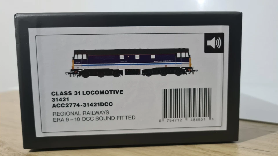Accurascale ACC2774-31421DCC Class 31 Regional Railways No: 31421 DCC Sound OO - Image 2 of 4