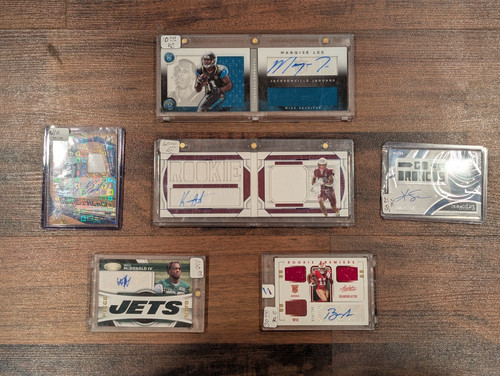 NFL Patch Auto Lot - 45 Cards. All Patch Autos. Many RCs and Numbered Cards.