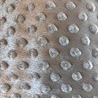 Park Row 3-D Dimple Dot Mink Throw Blanket Platinum Gray – 50" x 60" – NWT