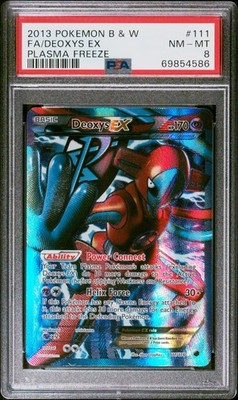 2013 POKEMON B&W PLASMA FREEZE #111 FULL ART/DEOXYS EX PSA 8 | eBay
