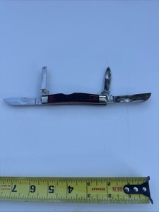 Ka-Bar KABAR USA 4.25" Big 4 Blade USC88 Bone Congress Knife MINT
