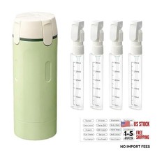 4 in 1 Travel Dispenser,Travel Shampoo and Conditioner Bottles,Refillable Leak