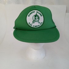 Baseball Hat Robert Globe Elec Mech Ltd Cap Green Mesh Trucker Electrical Patch