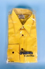 Vintage 1970s NOS Jason Clarke Creations Men's L Long Sleeve Button Down