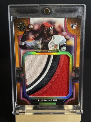 2024 Topps Triple Threads Elly De La Cruz Rookie Jumbo Relic /18 Reds Patch