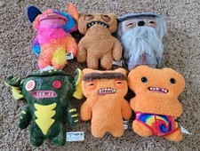 Lot Of 6 Spin Master/Zuru Fuggler Plush Gnawing Terror Grin Grin Gaptooth McGoo