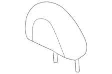 Genuine Nissan Headrest 86400-3VM1B