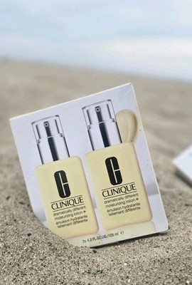 Clinique Dramatically Different Moisturizing Lotion 4.2oz / 125ml Set of 2 New