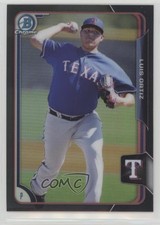 2015 Bowman Draft Chrome Asia Exclusive Black Refractor Luis Ortiz #65 3a3