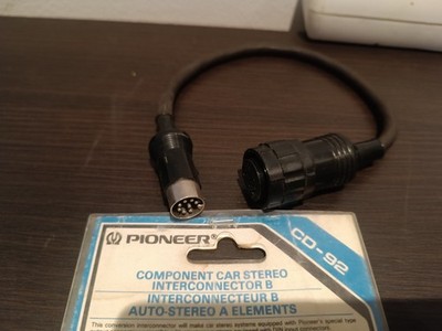 Pioneer CD-92 Component Car Stereo interconnector B