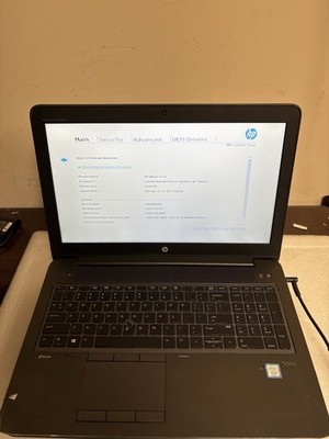 Lot of 2 HP ZBook 15 G3 Intel Xeon E3-1505M v5 8GB RAM NO DRIVE NO OS
