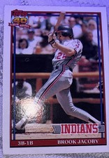 1991 Topps - Brook Jacoby #47