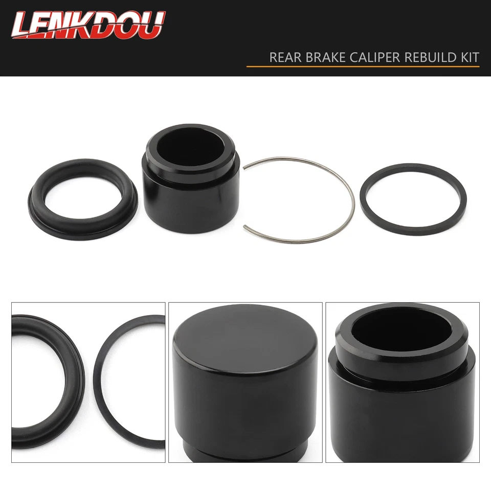 Rear Caliper Rebuild Kit For Harley Dyna FXD Softail Sportster Touring 1987-1999 Foto 2 de 4