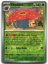 Vileplume Pokemon Rare Reverse Holo SV: Scarlet & Violet 151 MEW 045/165 Sekio N