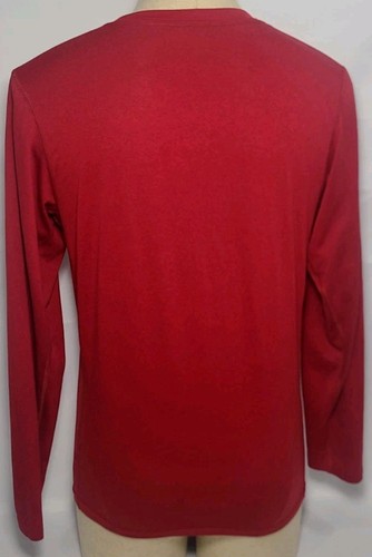 Nike Dri-Fit Oklahoma Sooners OU Long Sleeve Red Shirt Size Small ~ Used - Picture 2 of 11