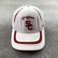 USC Trojans Hat Cap Mens One Size White NCAA Football Nike Embroidered