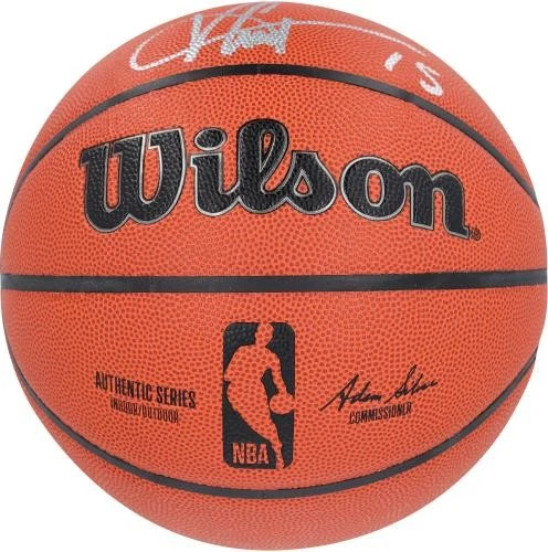 Baloncesto interior/exterior auténtico firmado por Wilson Vince Carter Toronto Raptors Foto 2 de 3