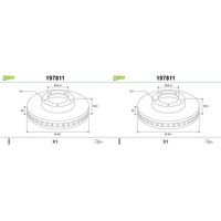 2X Valeo Bremsscheiben 321Mm BelÜFtet Vorne Passend FüR Chevrolet Camaro Malibu